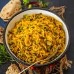 Cabbage Peas Shaak (Kobi Vatana Nu Shaak) is a Gujarati style sabji made using cabbage, green peas a few mild spices. Serve it for your everyday meals with dal, rice, and roti.