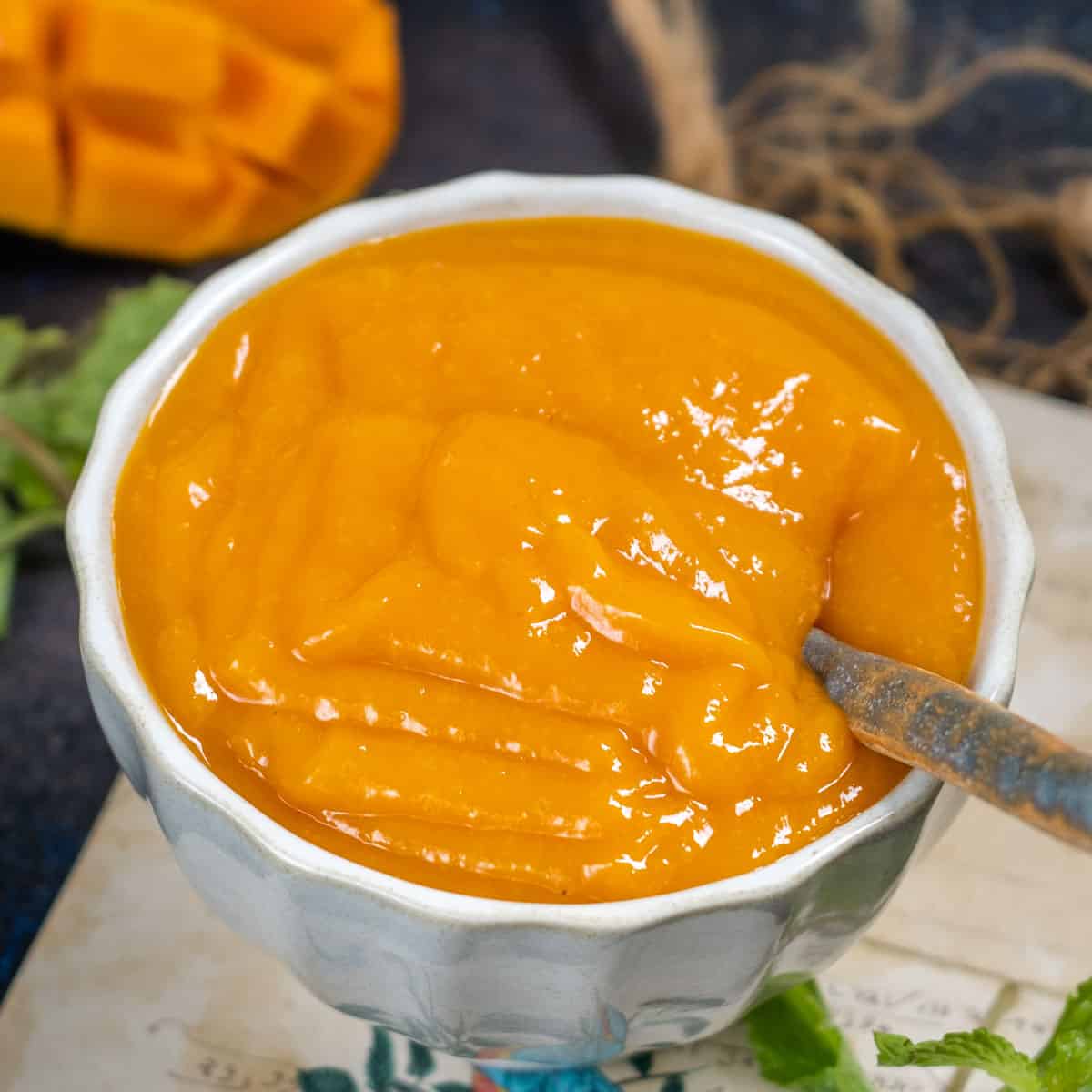 Mango Coulis Recipe (Mango Sweet Sauce)-image