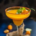 Mango Habanero Margarita is a unique take on the classic Margarita recipe where mangoes and habanero peppers are added to the classic recipe. Here is how to make it.