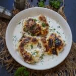 Amish Chicken is a creamy chicken dish that is popularly served on Amish bus tours. It is made by cooking chicken raised in Amish style in a creamy sauce.