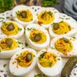 These Million Dollar Deviled Eggs are truly worth million dollars. These are a creamy, buttery version of classic deviled eggs. Serve these as an appetizer for house parties, game nights, movie nights, or BBQ parties.