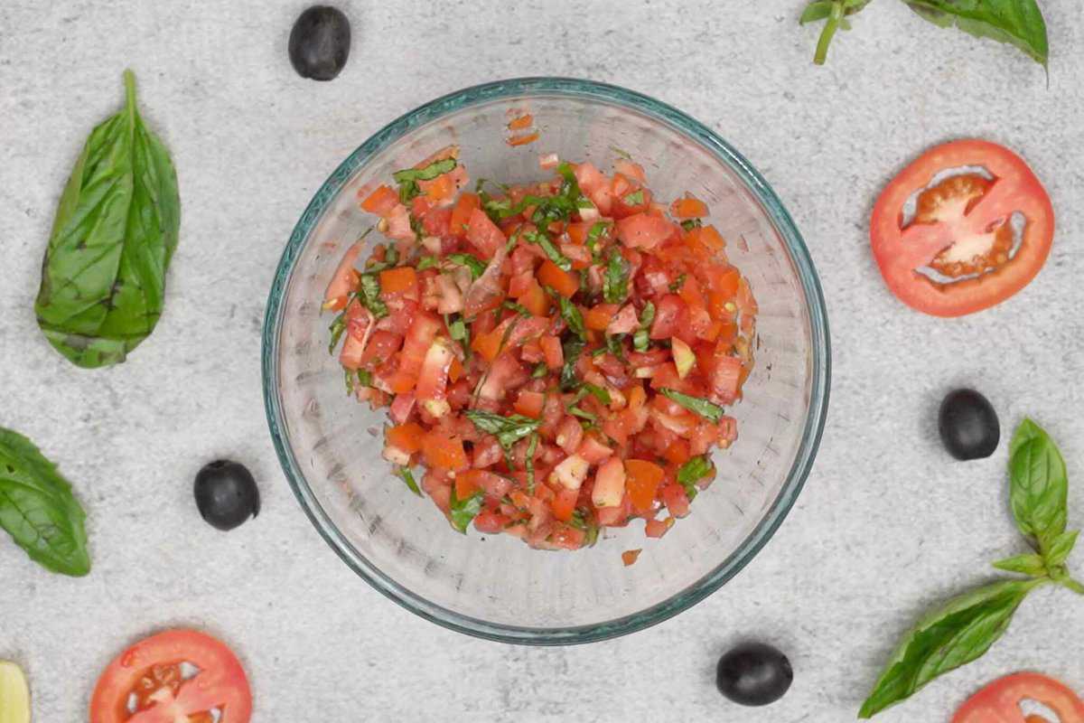 Olive Tapenade Bruschetta Recipe + Video