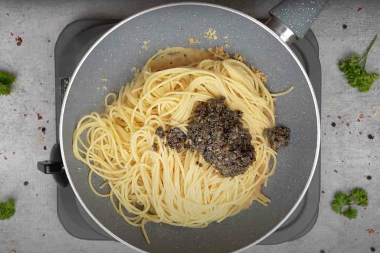 Olive Tapenade Pasta Recipe + Video