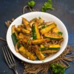 This Japanese Steakhouse-style Hibachi Zucchini comes together in 20 minutes using a few simple ingredients. Serve it on the side with your homemade Hibachi meal (vegetarian, can be easily made gluten-free).
