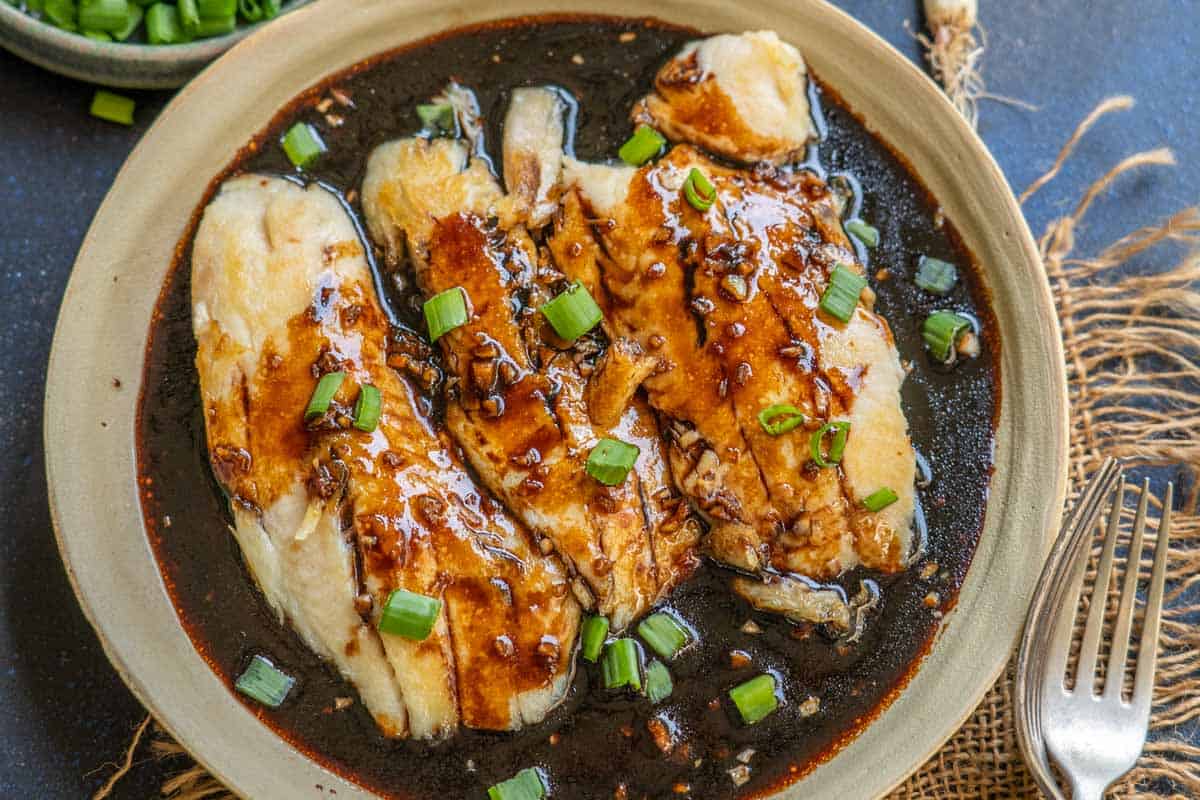 Pan Seared Japanese Teriyaki Tilapia Recipe + Video Whiskaffair