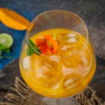 Mango Mai Tai is the classic Mai Tai cocktail flavored with mangoes. Make it using fresh or frozen mangoes using my easy recipe.