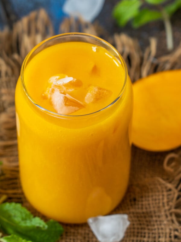 Make this 3 ingredient Homemade Mango Nectar using my easy recipe. It is a cool and refreshing drink to sip all summer.