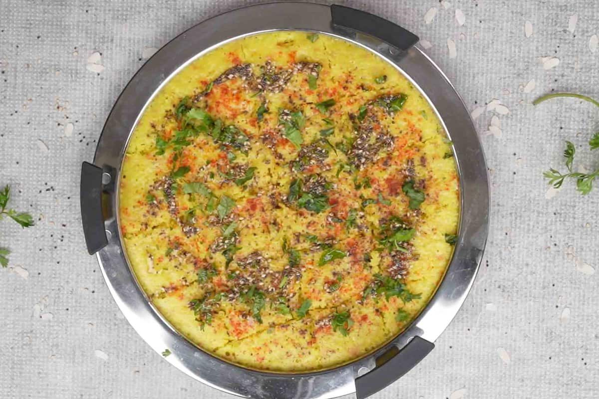 Poha Dhokla Recipe   Whiskaffair - 86