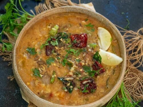 Andhra Style Pappu Charu Recipe (Lentil Soup Style Curry)