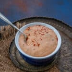 In and out sauce served in a bowl.