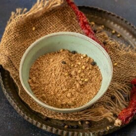 Raita Masala Powder is a spice mix that elevates the taste of any raita (Indan yogurt dish). Use my easy recipe to make it at home.