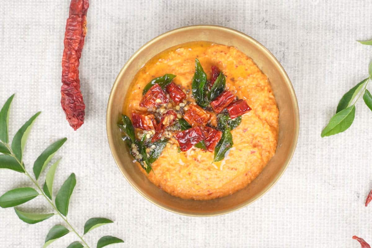 Tomato Coconut Chutney Recipe   Whiskaffair - 89