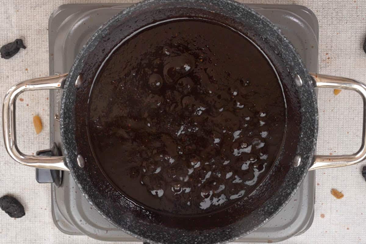 Ready kokum chutney.