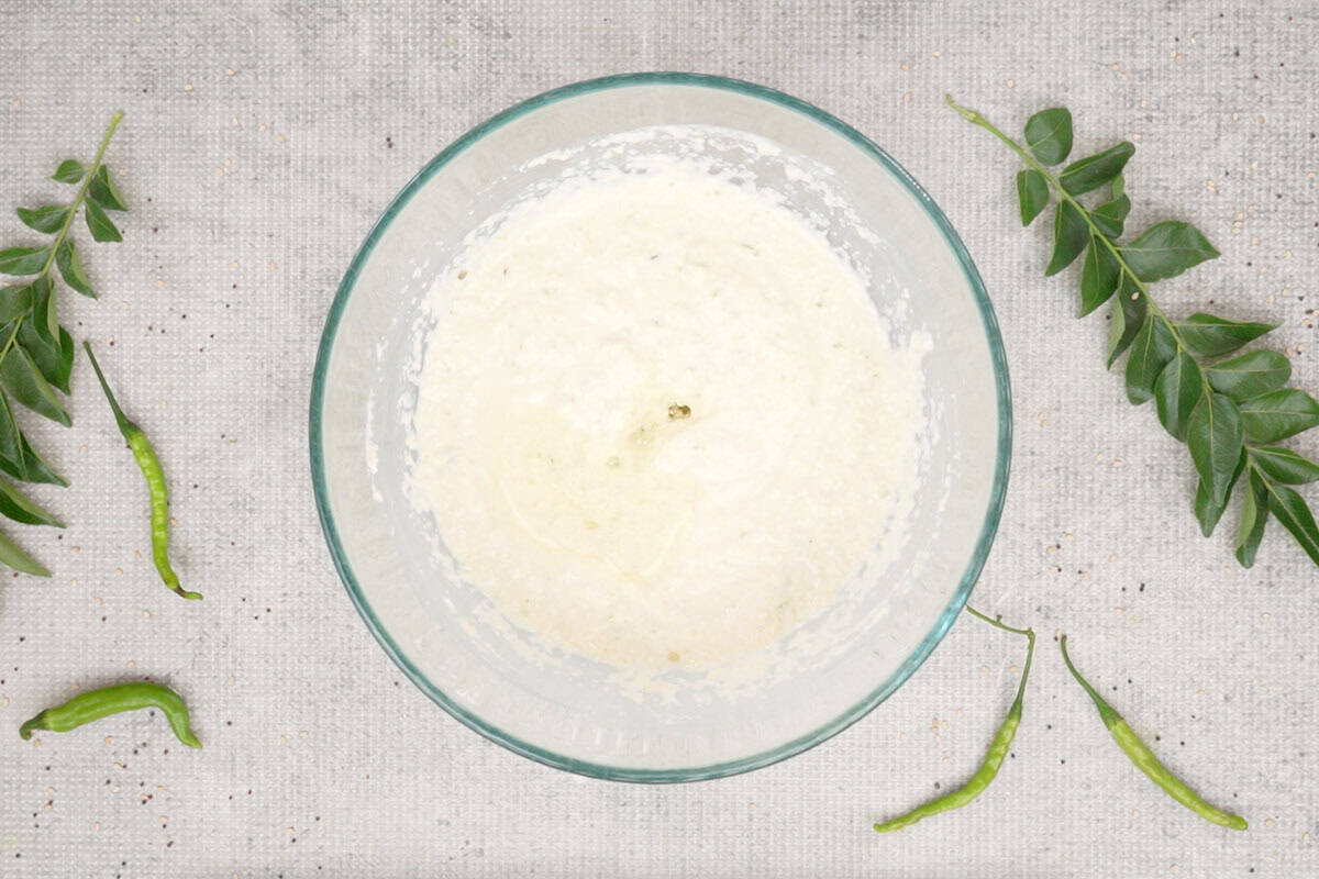 Oil and lime juice added to the batter.